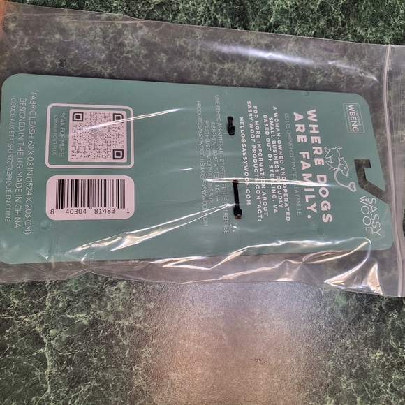 Sassy woof Dog leash, bag holder combo. Puppuchino - Picture 5 of 5